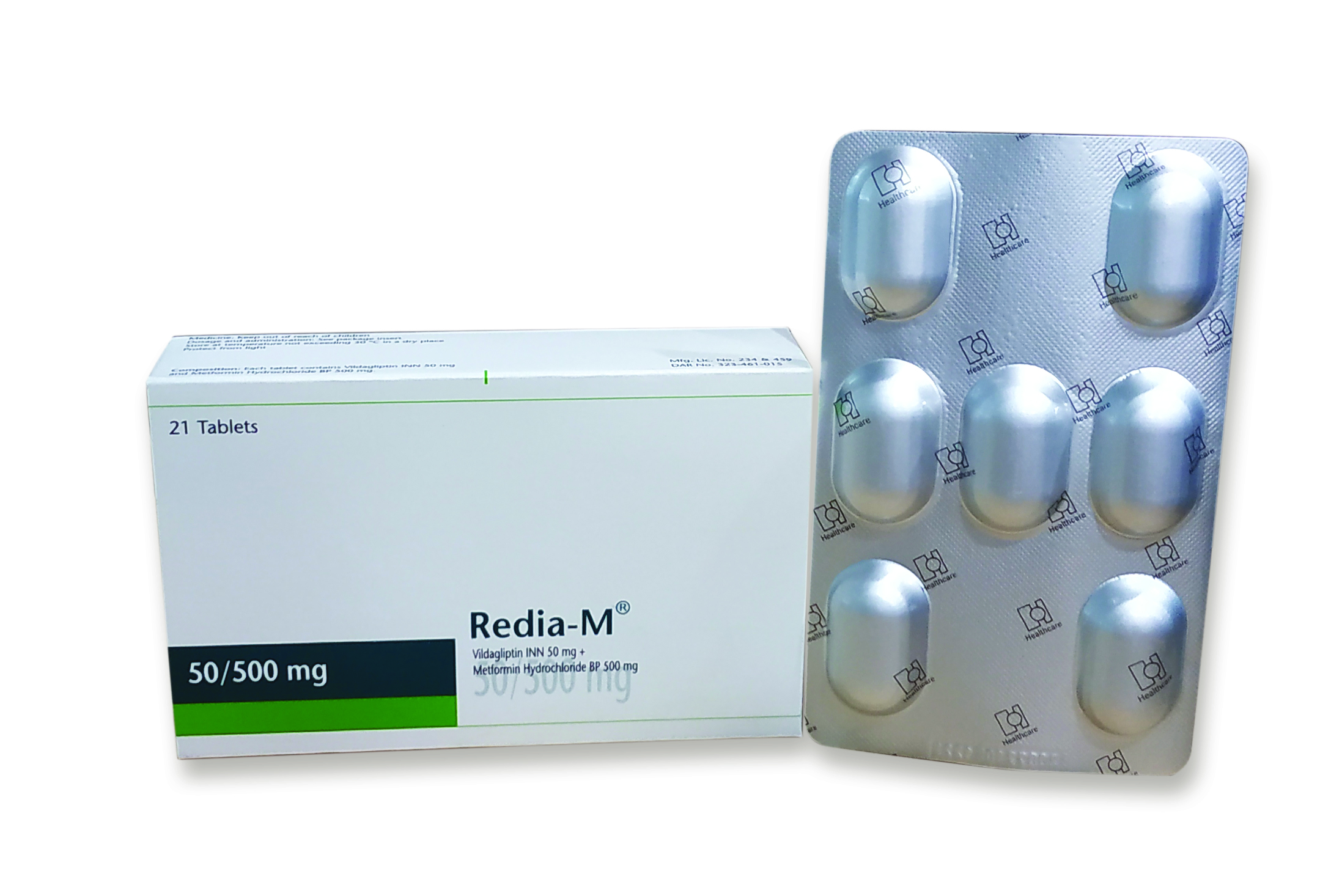 Redia M 50/500 mg Tablet-10's Strip