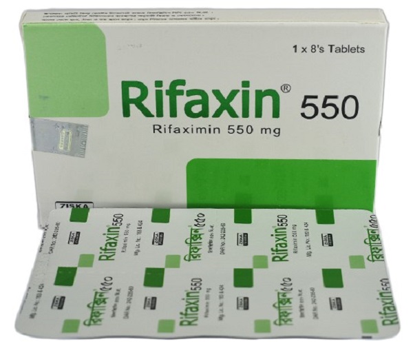 Rifaxin 550 mg Tablet-8's Pack