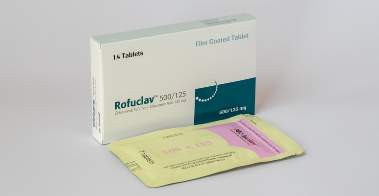 Rofuclav 500 mg Tablet-7's Strip