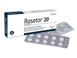 Rosetor 20 mg Tablet-10's strip