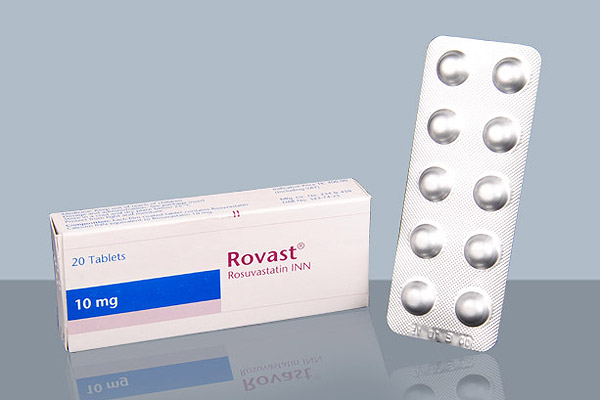 Rovast 10 mg Tablet-10's strip