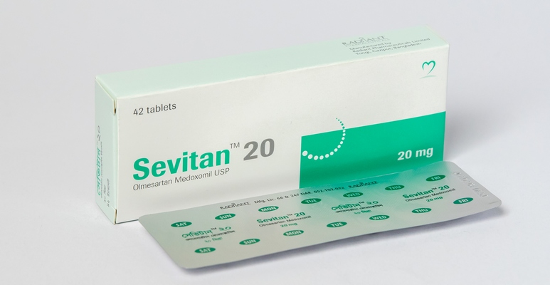 Sevitan 20 mg Tablet-14's Strip