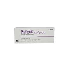 Sitomet 50 mg+ 1000 mg Tablet-10's pack