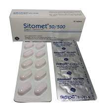 Sitomet 50 mg+ 500 mg Tablet-10's strip