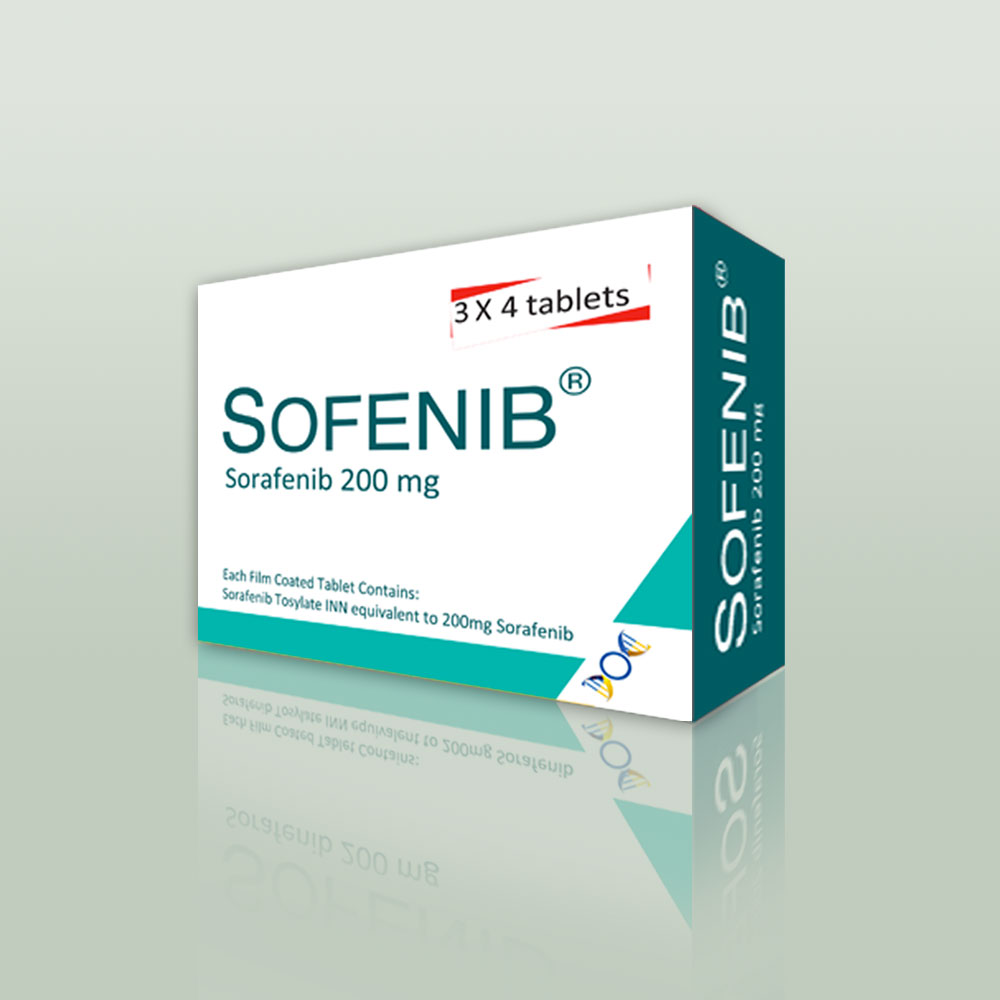 Sofenib 200 mg-12's pack