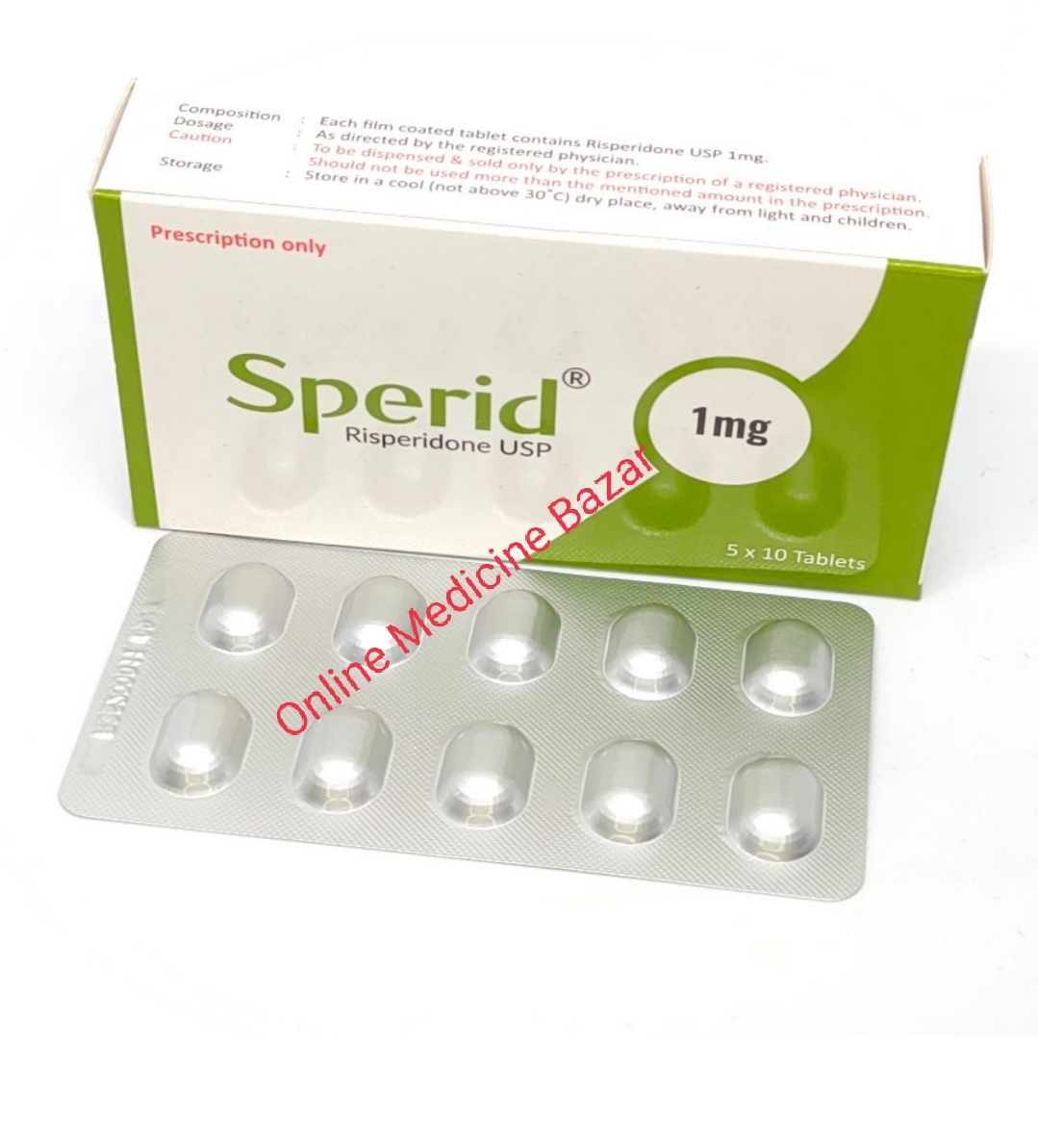 Sperid 1 mg Tablet-10?s Strip