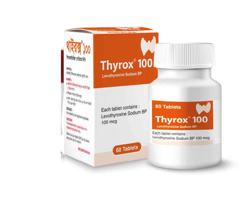 Thyrox 100 mcg Tablet-60's Pot