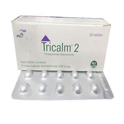 Tricalm 2 mg Tablet-10's Strip