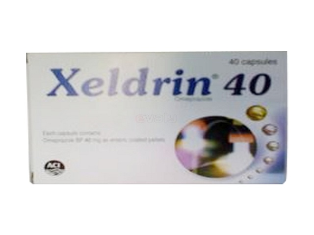 Xeldrin 40 mg Capsule-8's Strip