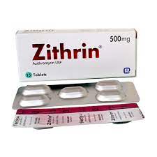 Zithrin 500 mg Tablet-5's Strip