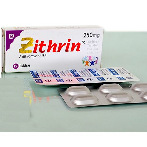 Zithrin 250 mg Tablet-6's strip