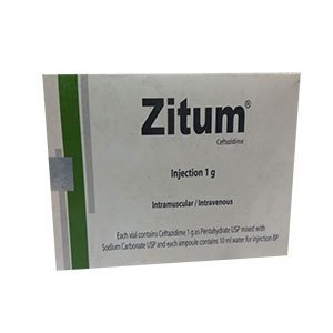Zitum 1 gm/vial IM/IV injection