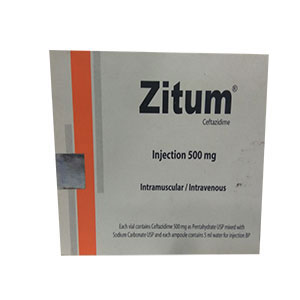 Zitum 500 mg/vial IM/IV injection