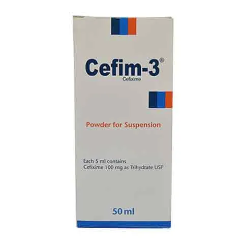 Cefim-3 Powder For Suspension-50 ml