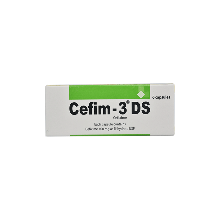 Cefim-3 DS 400 mg capsule-3's Strip