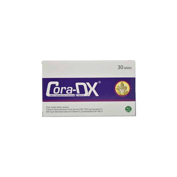 Cora-DX Tablet-10's strip