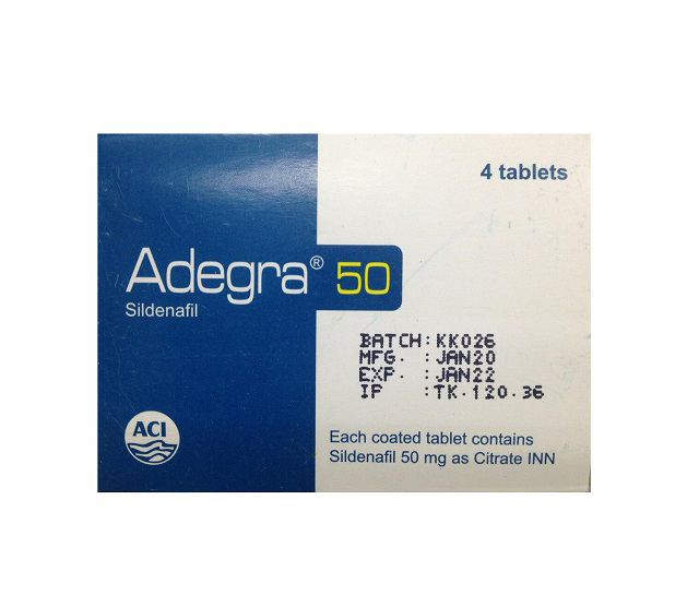 Adegra 50 mg Tablet-4's pack