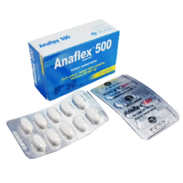 Anaflex 500 mg Tablet-10's strip