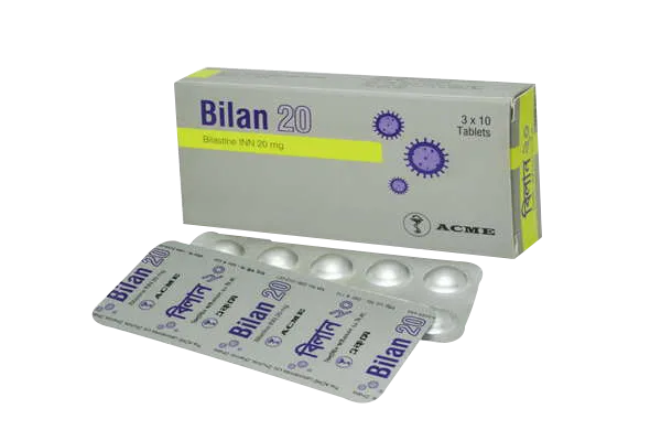 Bilan 20 mg Tablet-10's strip