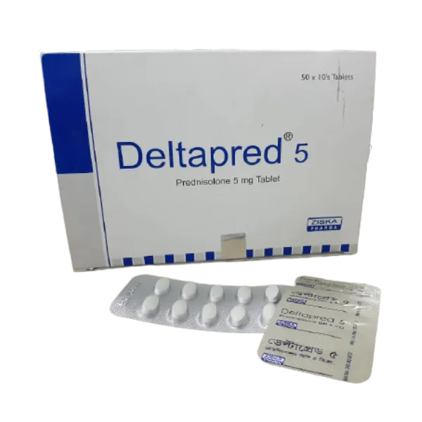 Deltapred 5 mg Tablet-10's Strip