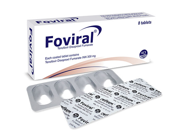 Foviral 300 mg Tablet-8's pack