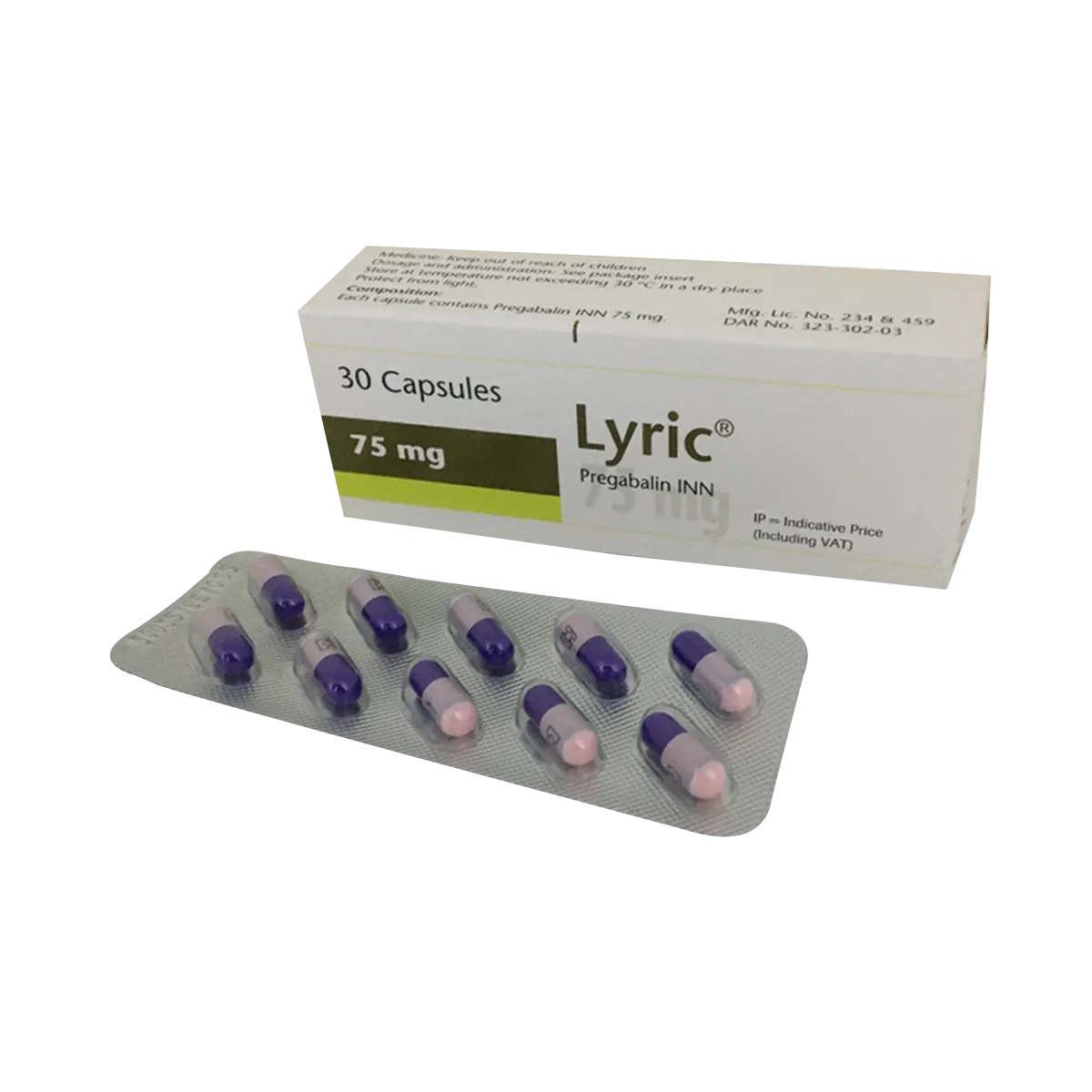 Lyric 75 mg Capsule-10's Strip