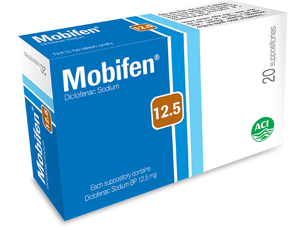 Mobifen 12.5 mg Suppository-20's pack