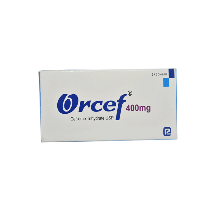 Orcef 400 mg Capsuls -6's strip