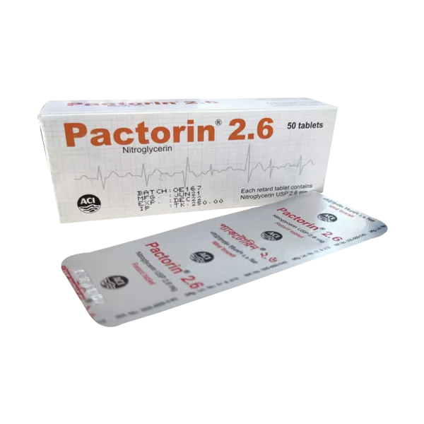 Pactorin Retard 2.6 mg Tablet-10's strip