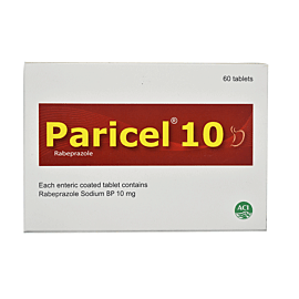 Paricel 10 mg Tablet-15's strip