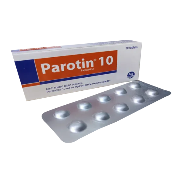 Parotin 10 mg Tablet-10's strip