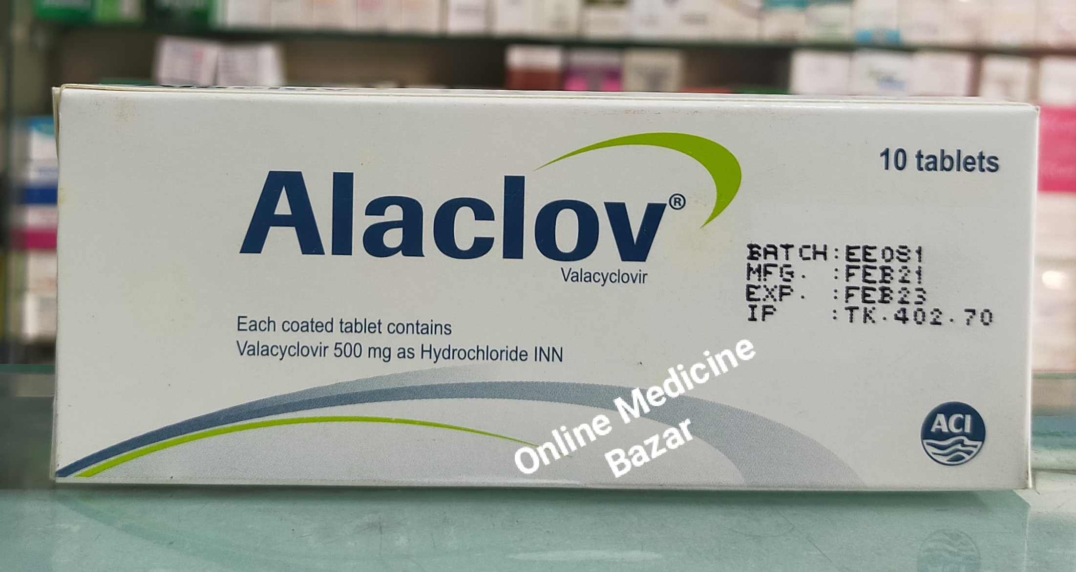 Alaclov 500 mg Tablet-10's Pack