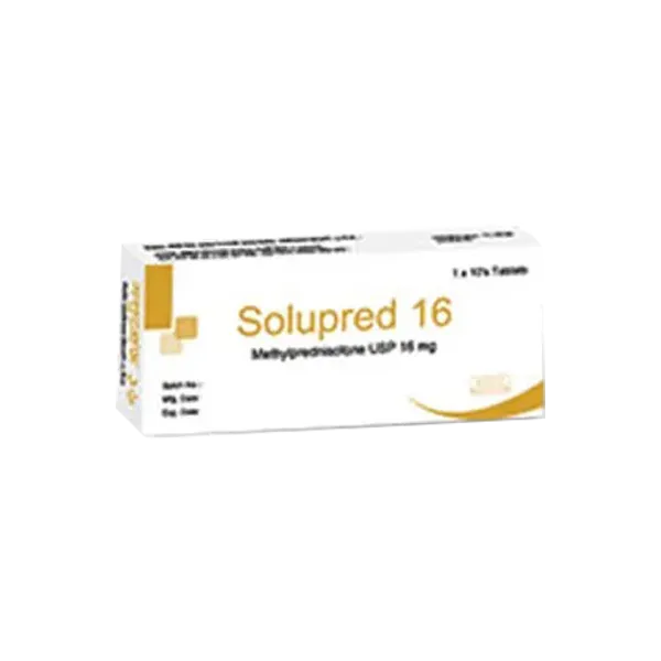 Solupred 16 mg Tablet-10's Strip