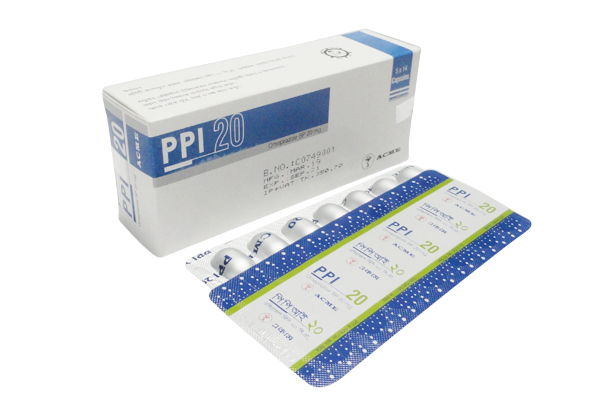 PPI 20 mg Capsule-14's strip