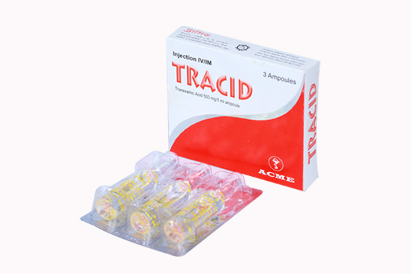 Tracid 500 mg/5 ml IM/IV Injection-3's pack