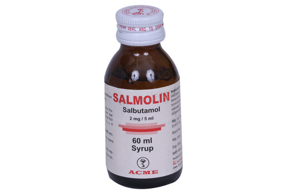 Salmolin 2 mg/5 ml Syrup-60 ml Bottle