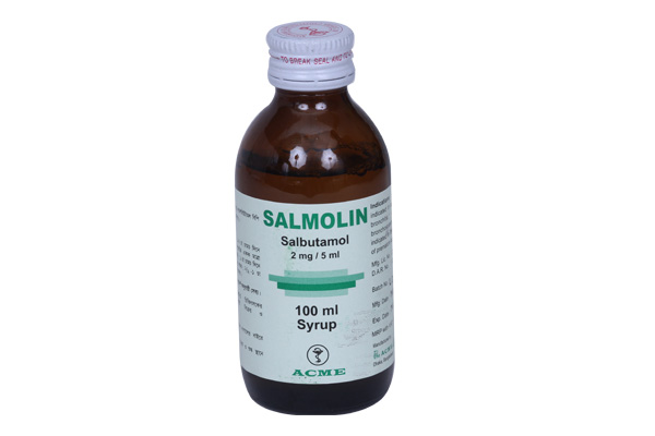Salmolin 2 mg/5 ml Syrup-100 ml Bottle