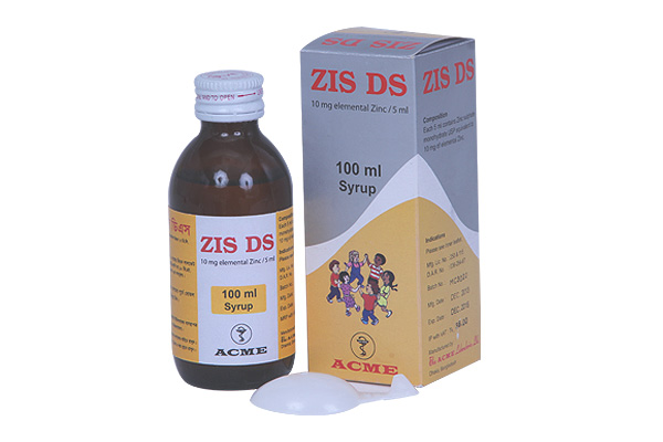 Zis-DS (10 mg/5 ml) Syrup-100 ml Botle