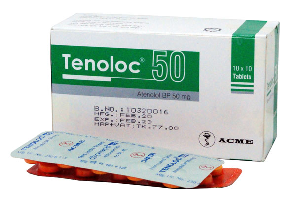 Tenoloc 50 mg Tablet-10's strip