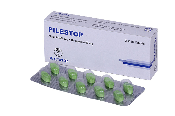 Pilestop 500 mg Tablet-10's Strip