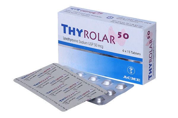 Thyrolar 50 mg Tablet-15's Strip