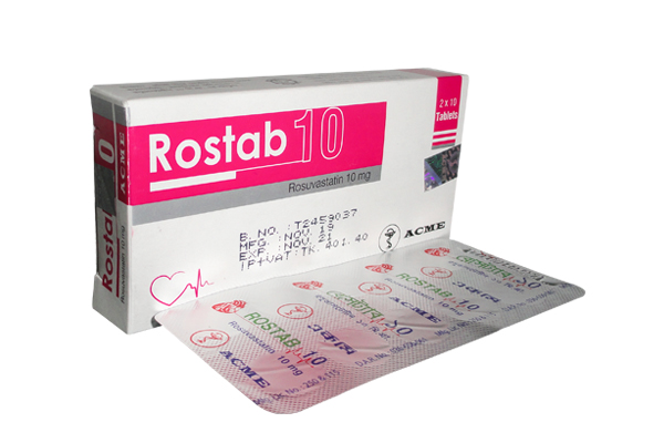 Rostab 10 mg Tablet-10's strip