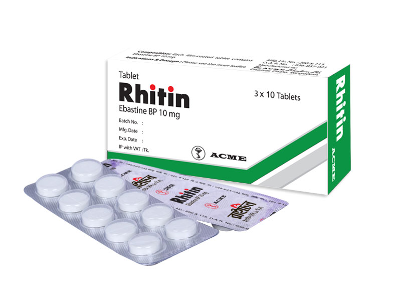 Rhitin 10 mg Tablet-10's strip