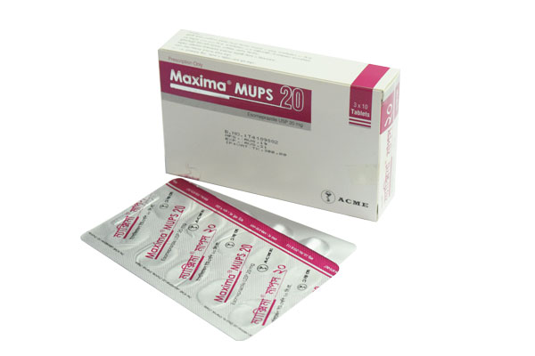 Maxima Mups 20 mg Tablet-10's strip