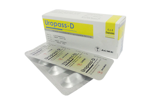 Uropass-D Capsule-4's Strip