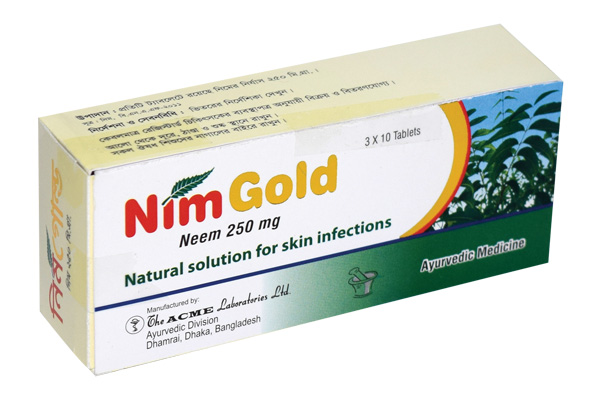 Nim Gold 250 mg Tablet-10's strip