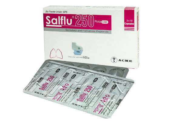 Salflu 250 mg Rotacap Capsule-10's strip