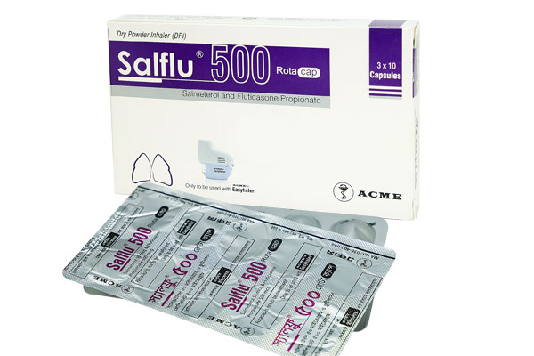 Salflu 500 mcg Rotacap Capsule-10's strip