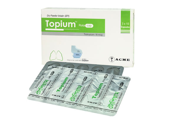 Topium Rotacap 18 mcg Inhalation Capsule-10's Strip