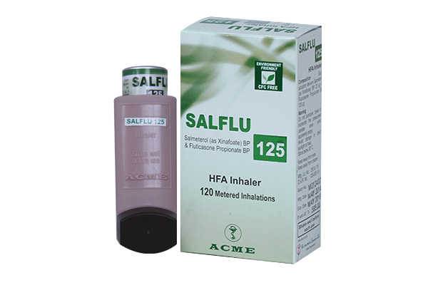 Salflu 25/125 mcg Inhaler-120 Metered Doses